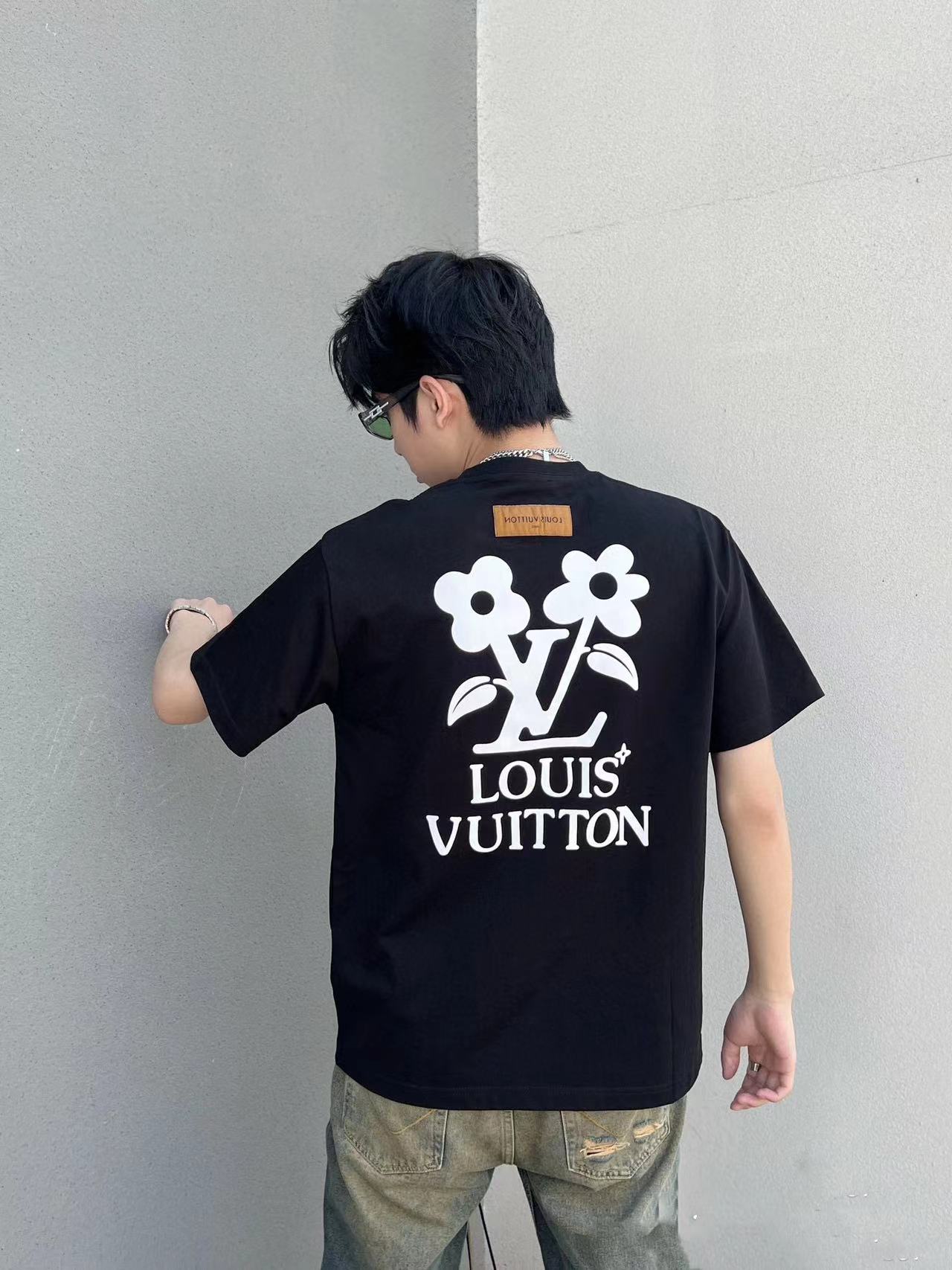 LV  プリントグラフィックTシャツ【 50％割引+送料無料】