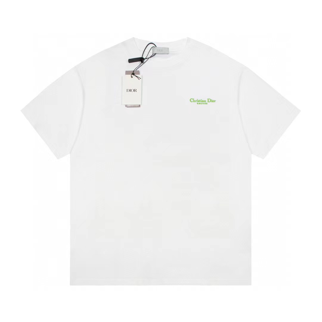 D1OR  刺繍レタリング Tシャツ【 50％割引+送料無料】