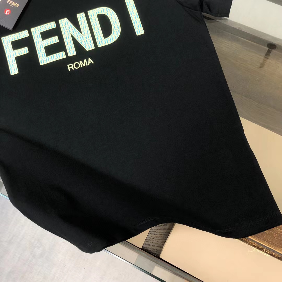 FEND1  老眼プリントロゴTシャツ【 50％割引+送料無料】