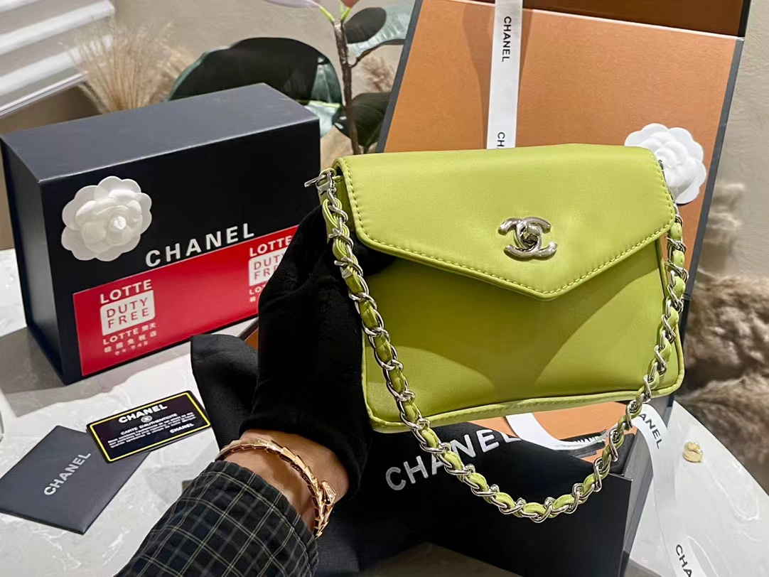 CHANE1 サテン チェーン ショルダー クロスボディバッグ【50％割引+送料無料】