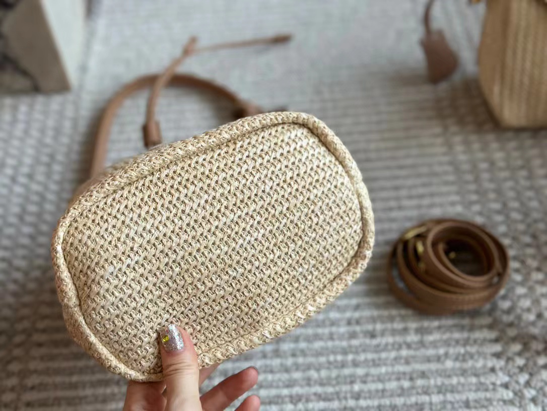 PR4DA  ストローバケツバッグ【50％割引+送料無料】