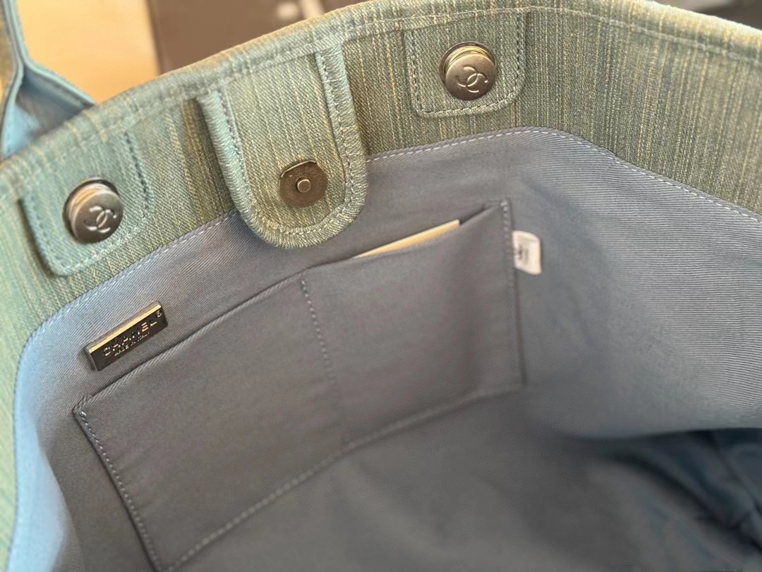 CHANE1  デニムビーチバッグ【50％割引+送料無料】