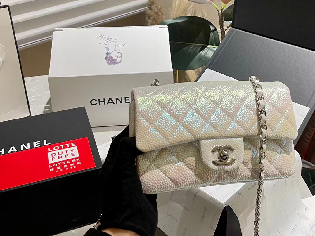 CHANE1  パールグラデーションショルダーチェーンバッグ【50％割引+送料無料】