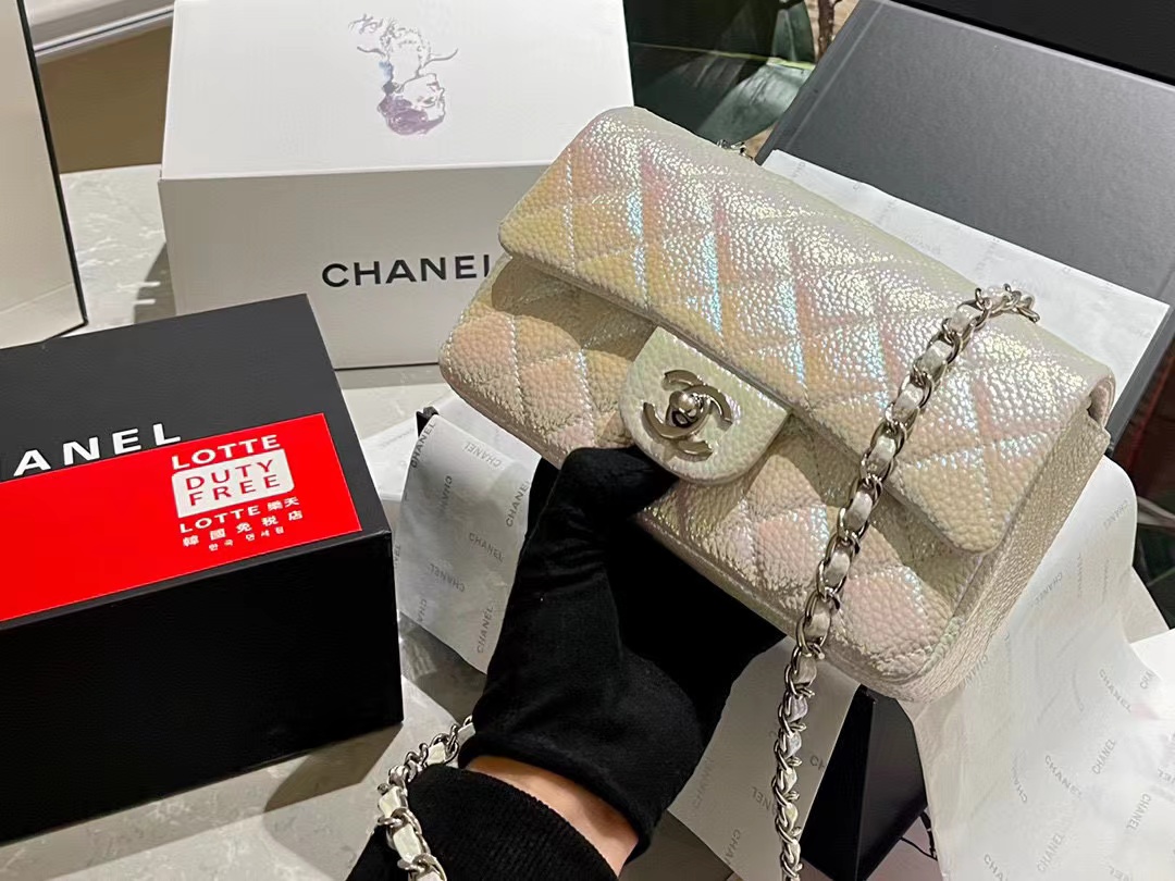 CHANE1  パールグラデーションショルダーチェーンバッグ【50％割引+送料無料】