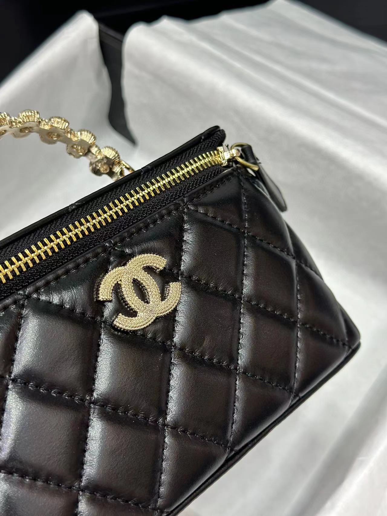 CHANE1 パールボックスハンドバッグ【50％割引+送料無料】