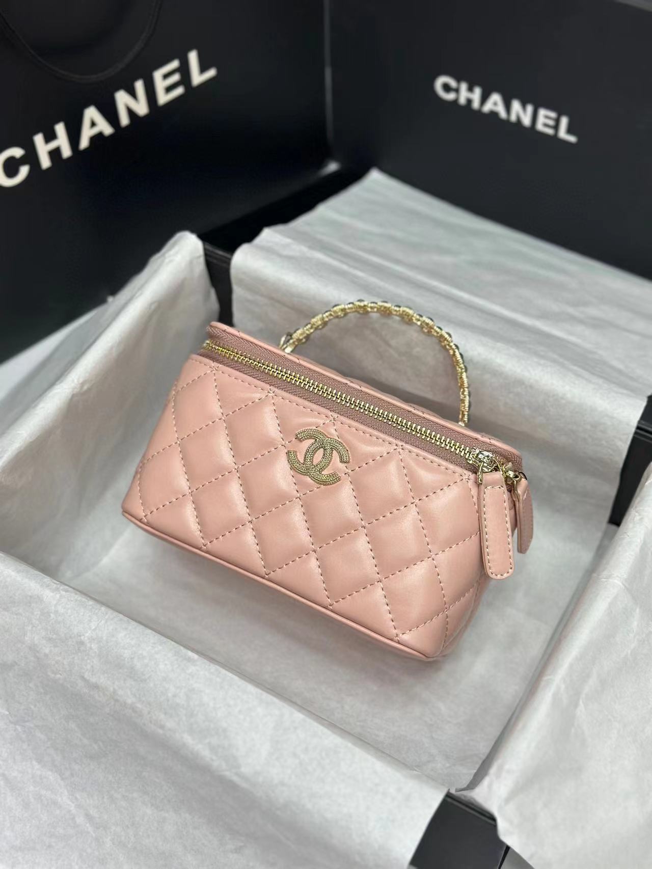 CHANE1 パールボックスハンドバッグ【50％割引+送料無料】