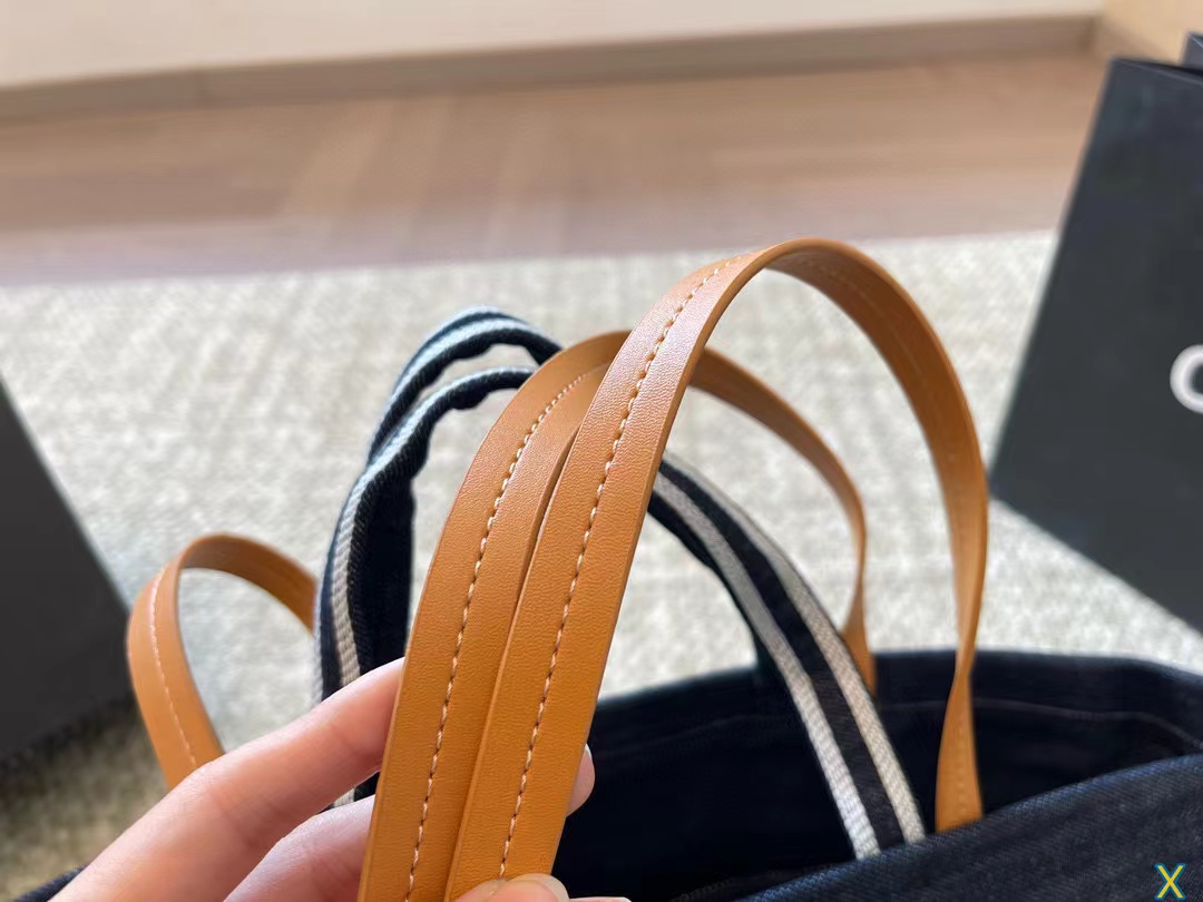 CHANE1  デニムショッピングバッグ【50％割引+送料無料】