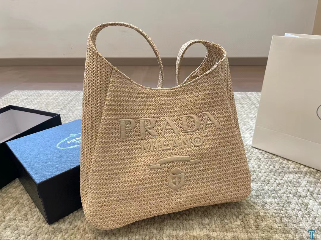 PR4DA  ストローショッピングバッグ【50％割引+送料無料】