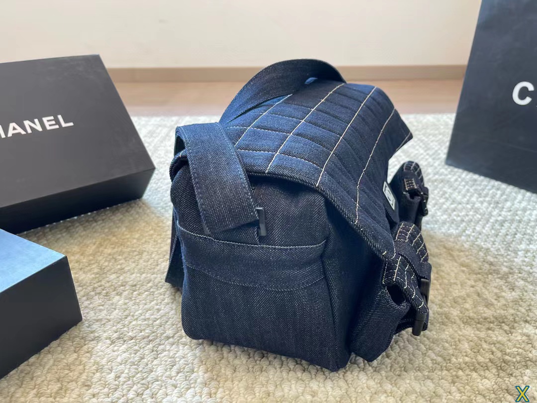 CHANE1  デニムトラベルバッグ【50％割引+送料無料】