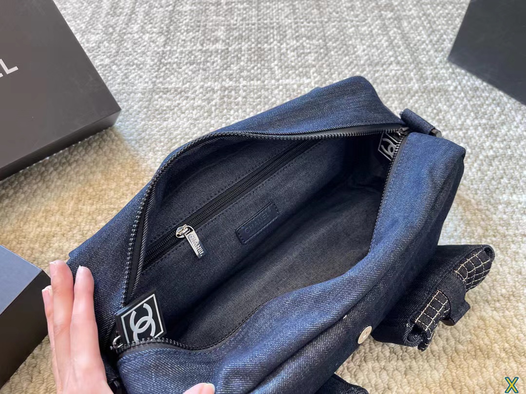 CHANE1  デニムトラベルバッグ【50％割引+送料無料】