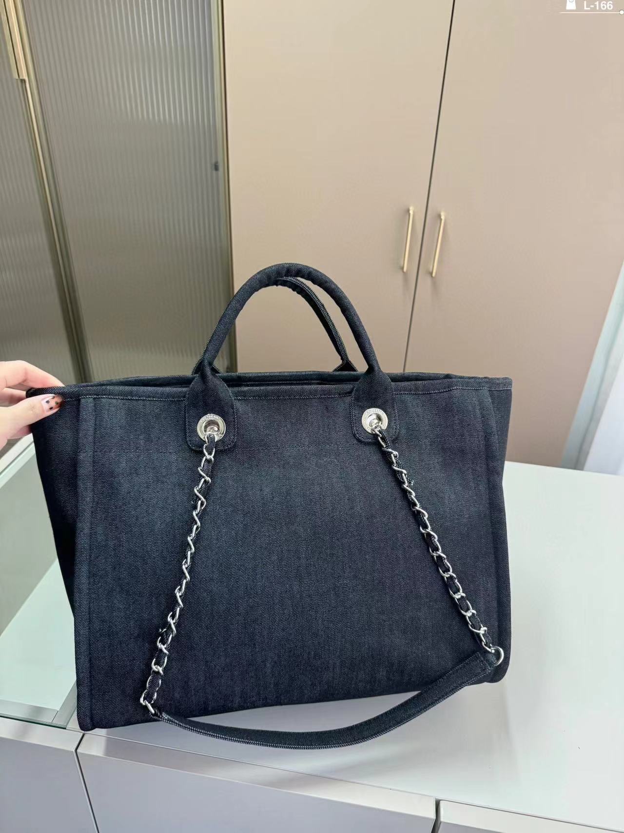 CHANE1  デニムビーチバッグ【50％割引+送料無料】