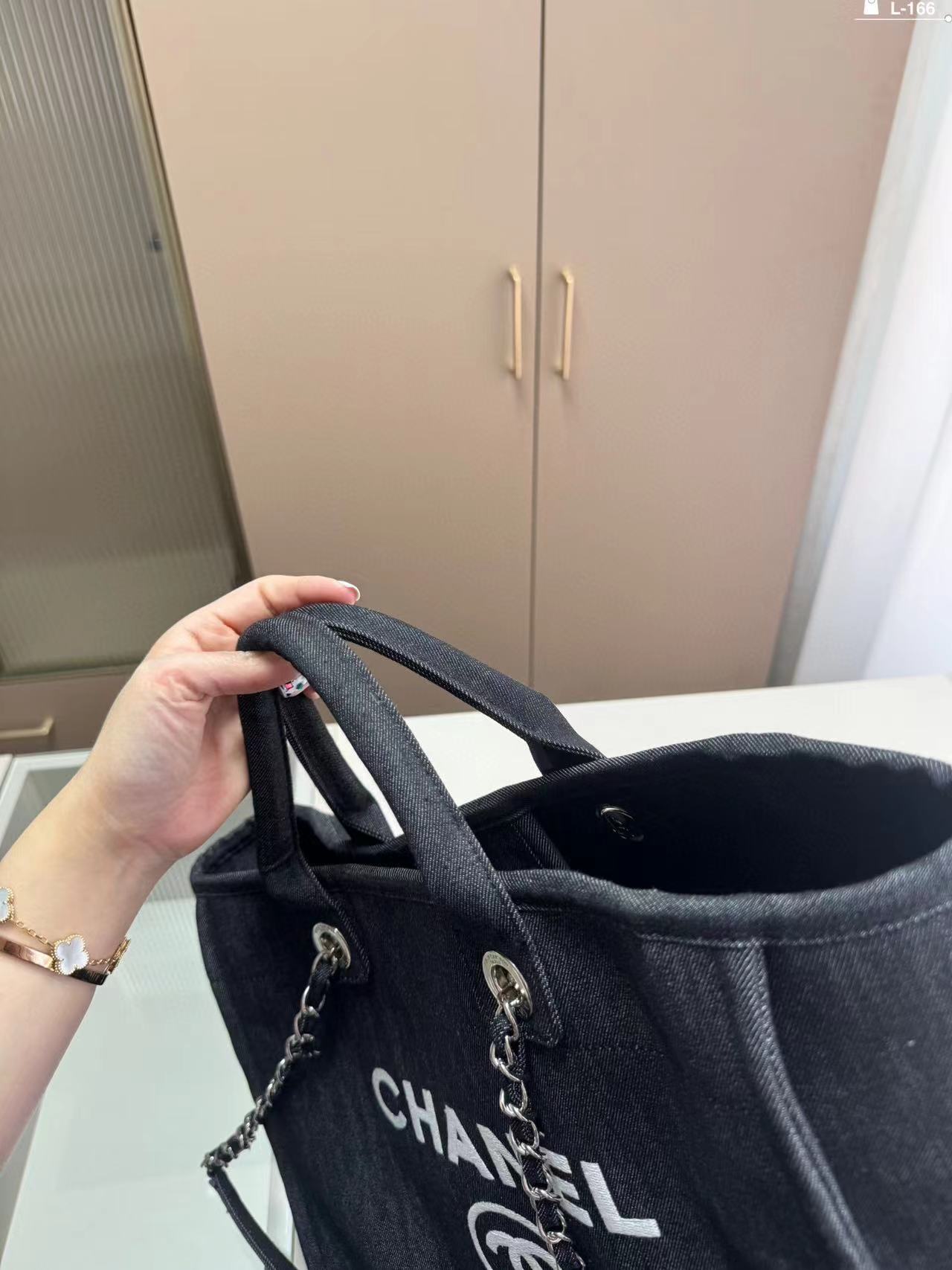 CHANE1  デニムビーチバッグ【50％割引+送料無料】