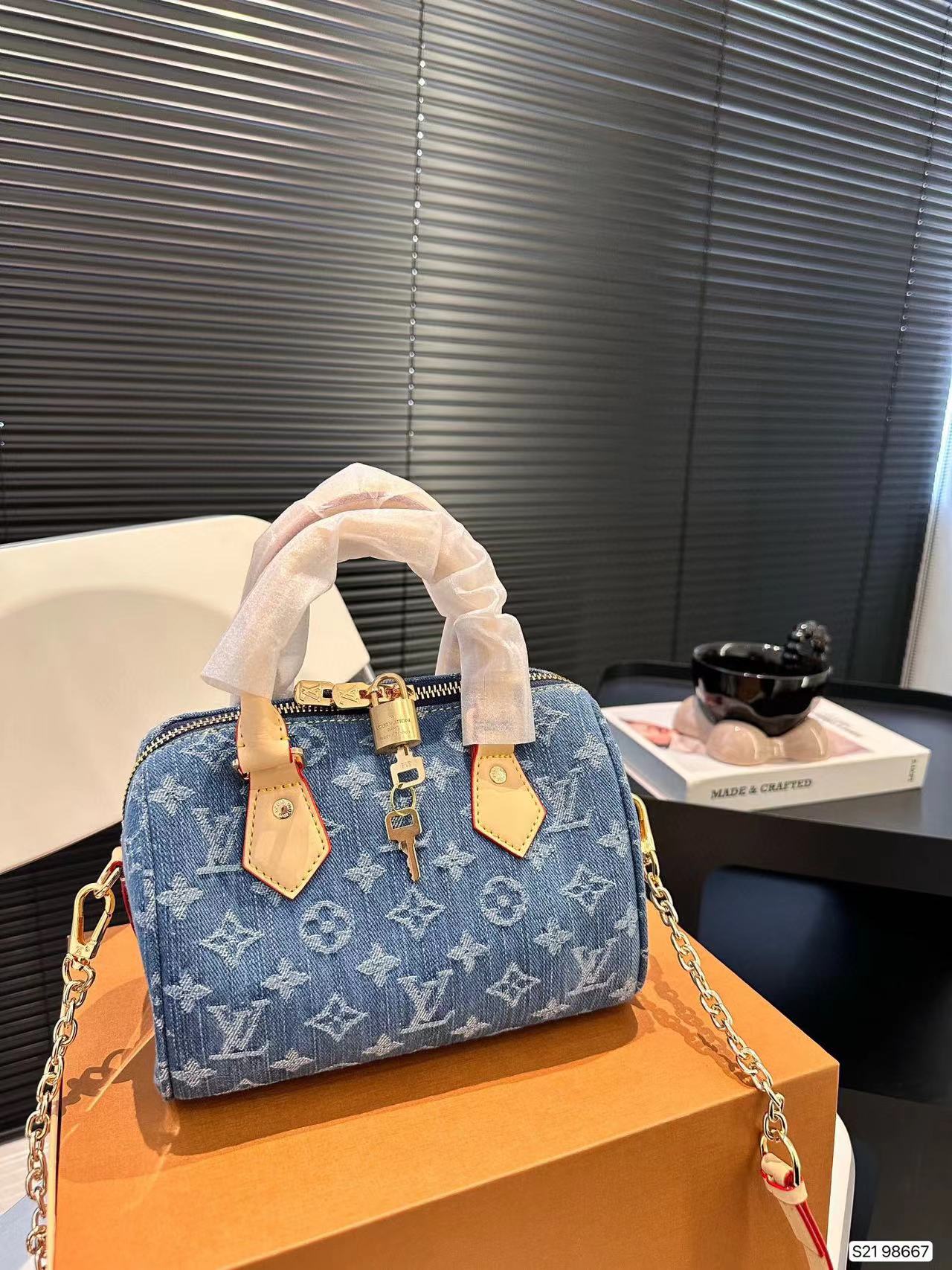 LV  デニム ハンドバッグ【50％割引+送料無料】