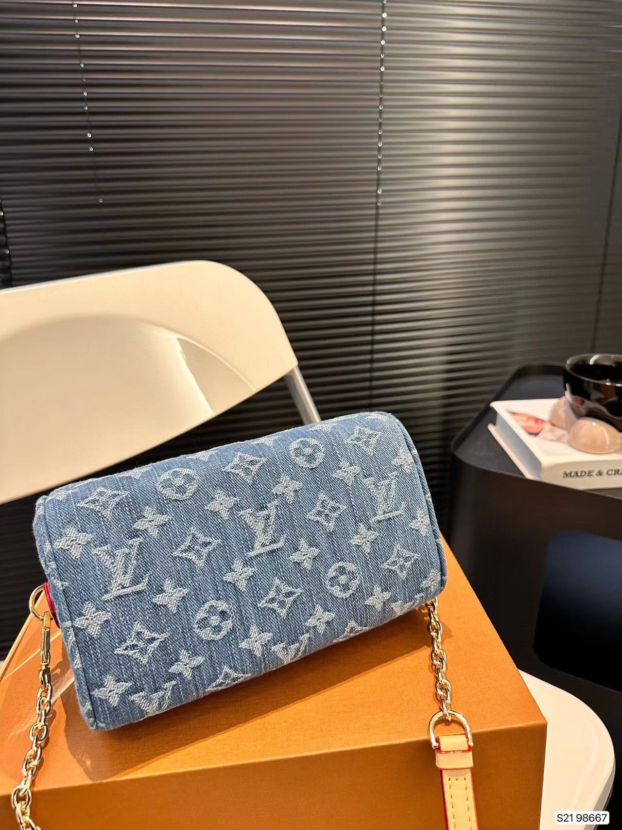 LV  デニム ハンドバッグ【50％割引+送料無料】