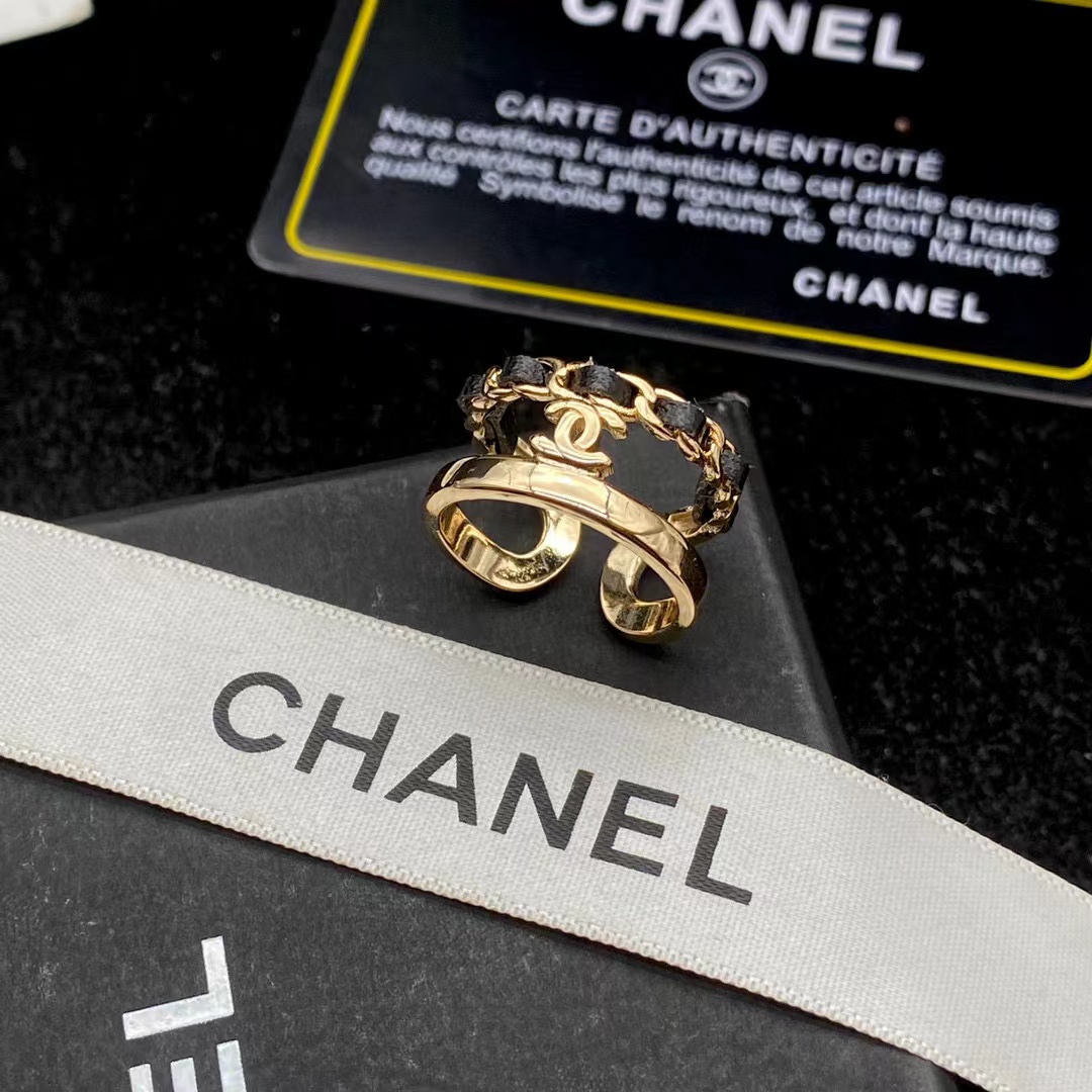 CHANE1 ダブルCロゴリング【 50％割引+送料無料】