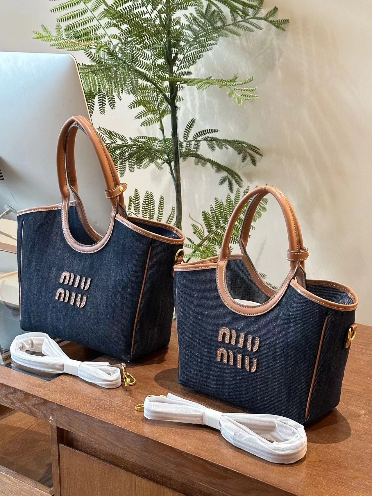 M1UM1U デニムハンドバッグ 【50％割引+送料無料】