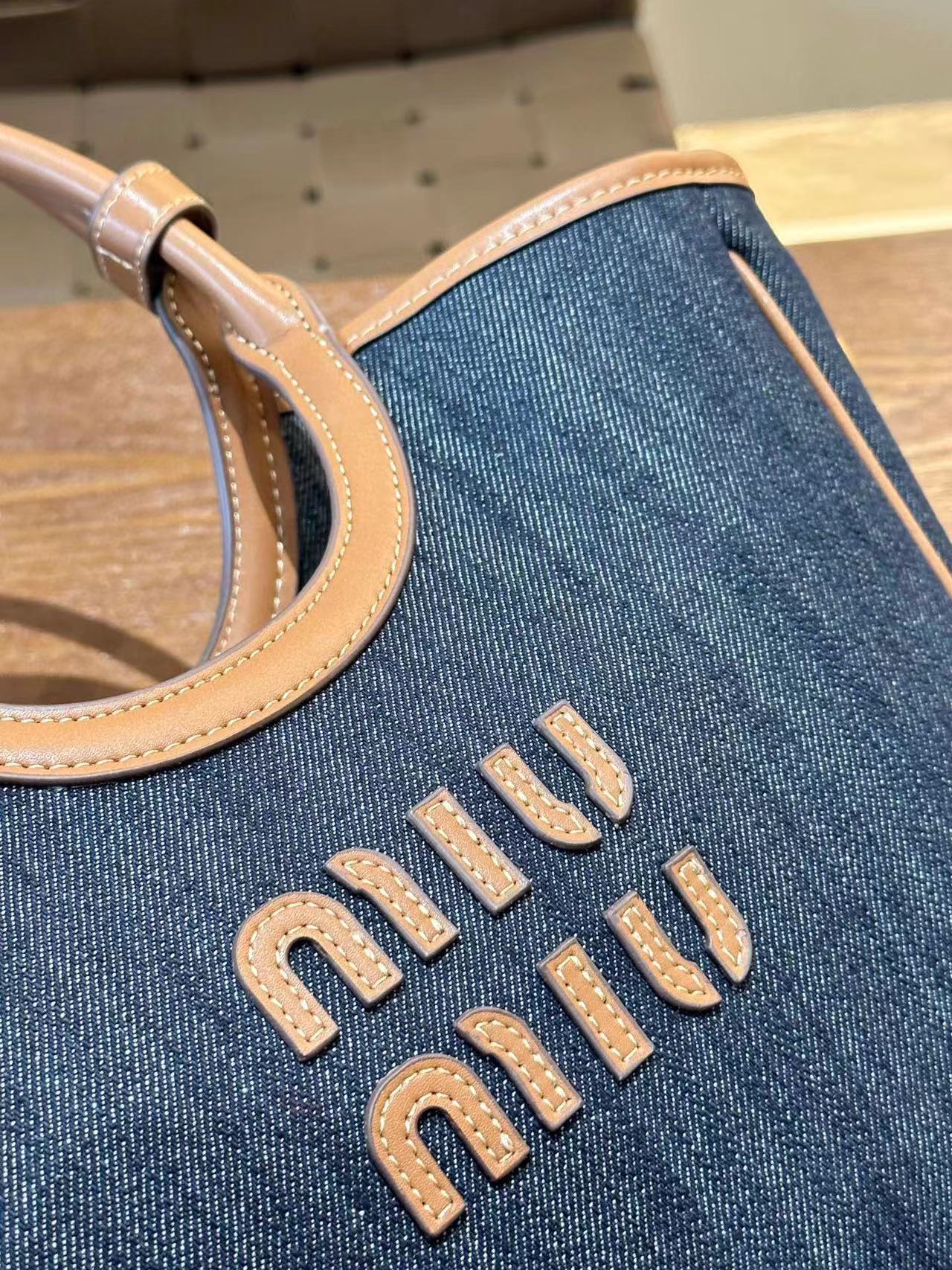 M1UM1U デニムハンドバッグ 【50％割引+送料無料】