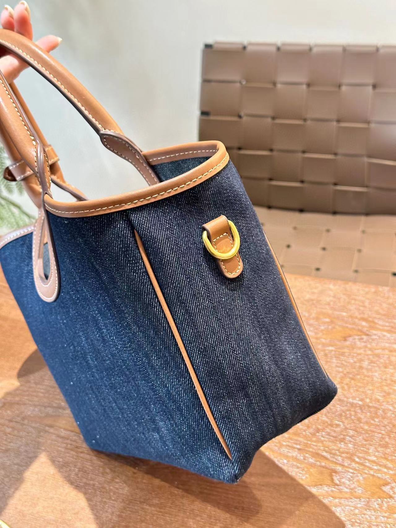 M1UM1U デニムハンドバッグ 【50％割引+送料無料】