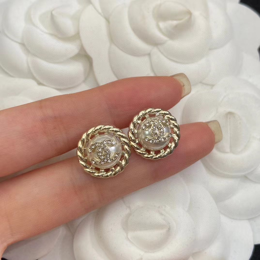 CHANE1 麻縄編み込みピアス【 50％割引+送料無料】