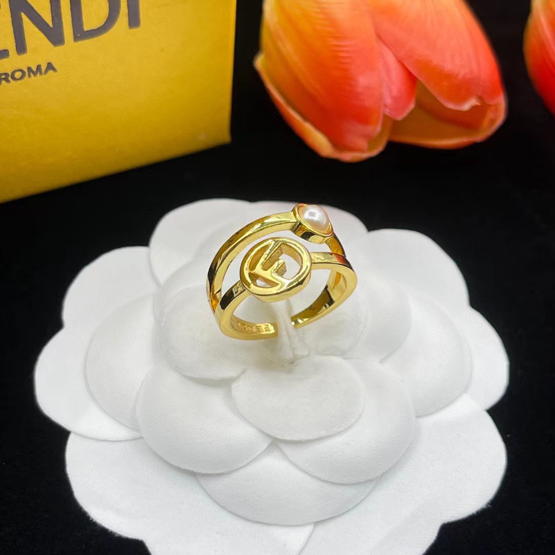 FEND1 パールシンプルリング【 50％割引+送料無料】