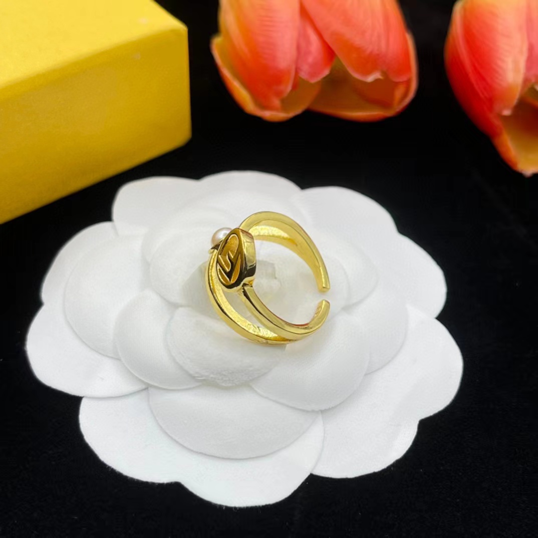 FEND1 パールシンプルリング【 50％割引+送料無料】