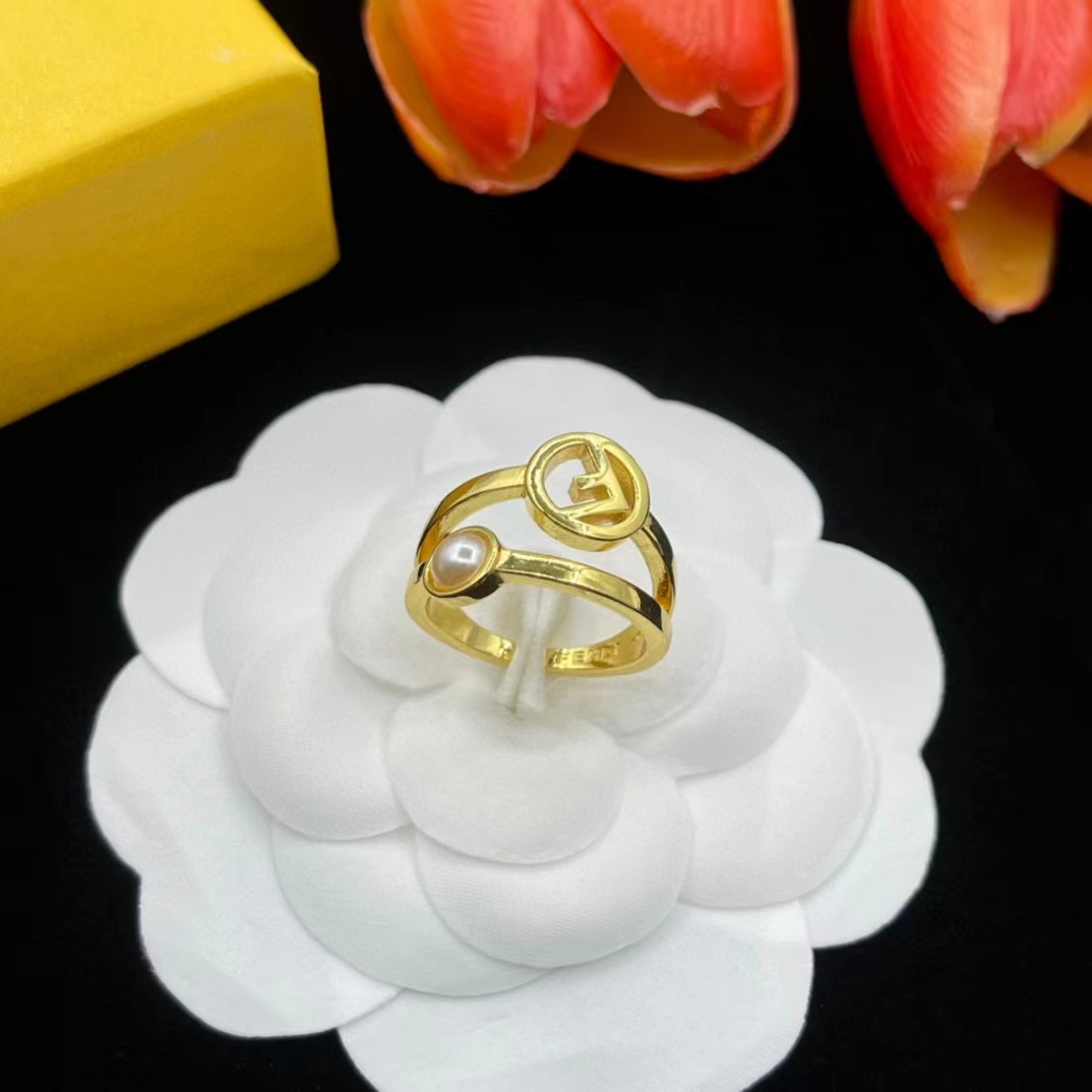 FEND1 パールシンプルリング【 50％割引+送料無料】