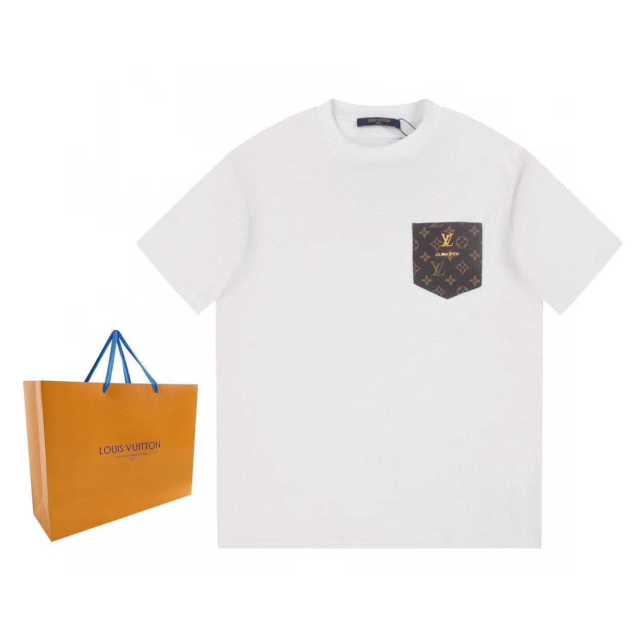 LV 高級老眼ポケット メンズ Tシャツ【 50％割引+送料無料】