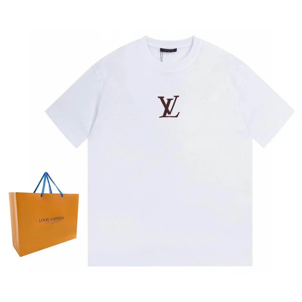 LV シンプルロゴ メンズ Tシャツ【 50％割引+送料無料】