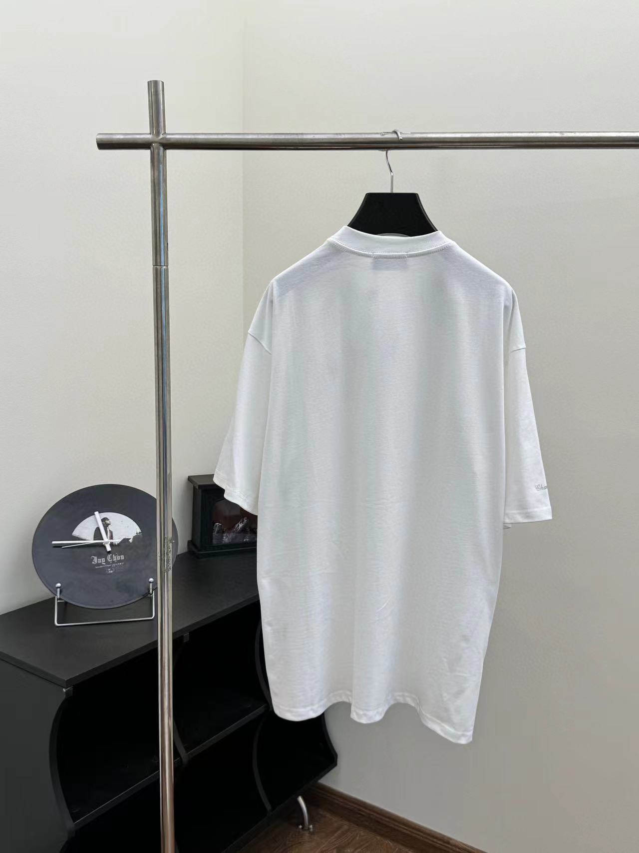 CHANE1 男女兼用 ダブルCロゴ シンプルTシャツ【 50％割引+送料無料】