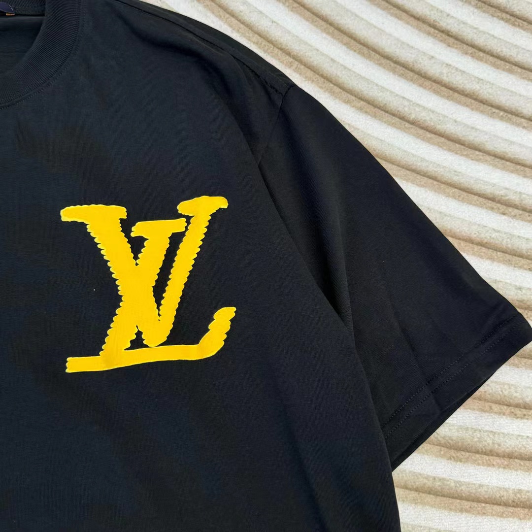 LV ラージロゴ シンプル メンズ Tシャツ【 50％割引+送料無料】