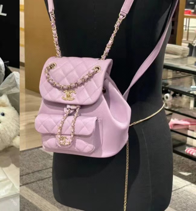 CHANE1 パープル バックパック【 50％割引+送料無料】