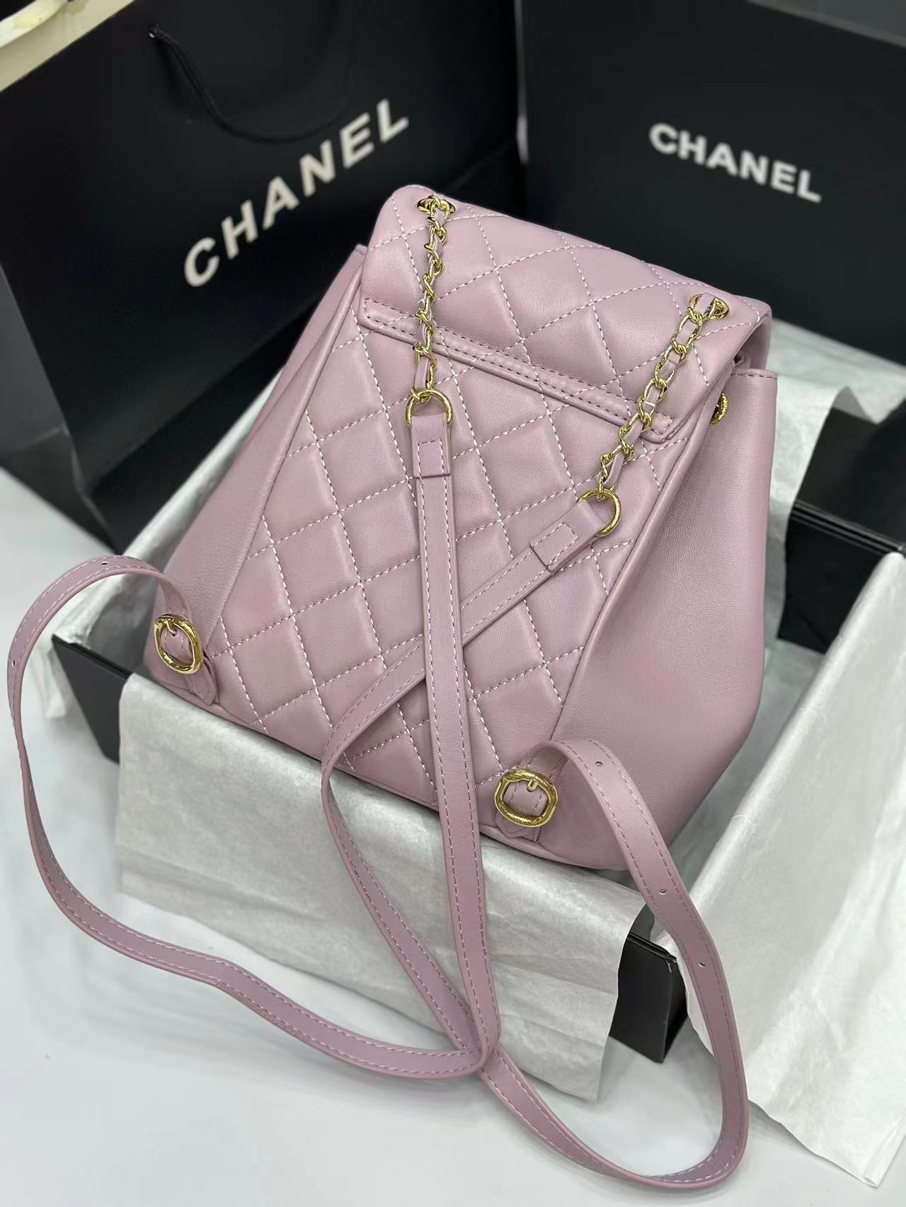 CHANE1 パープル バックパック【 50％割引+送料無料】