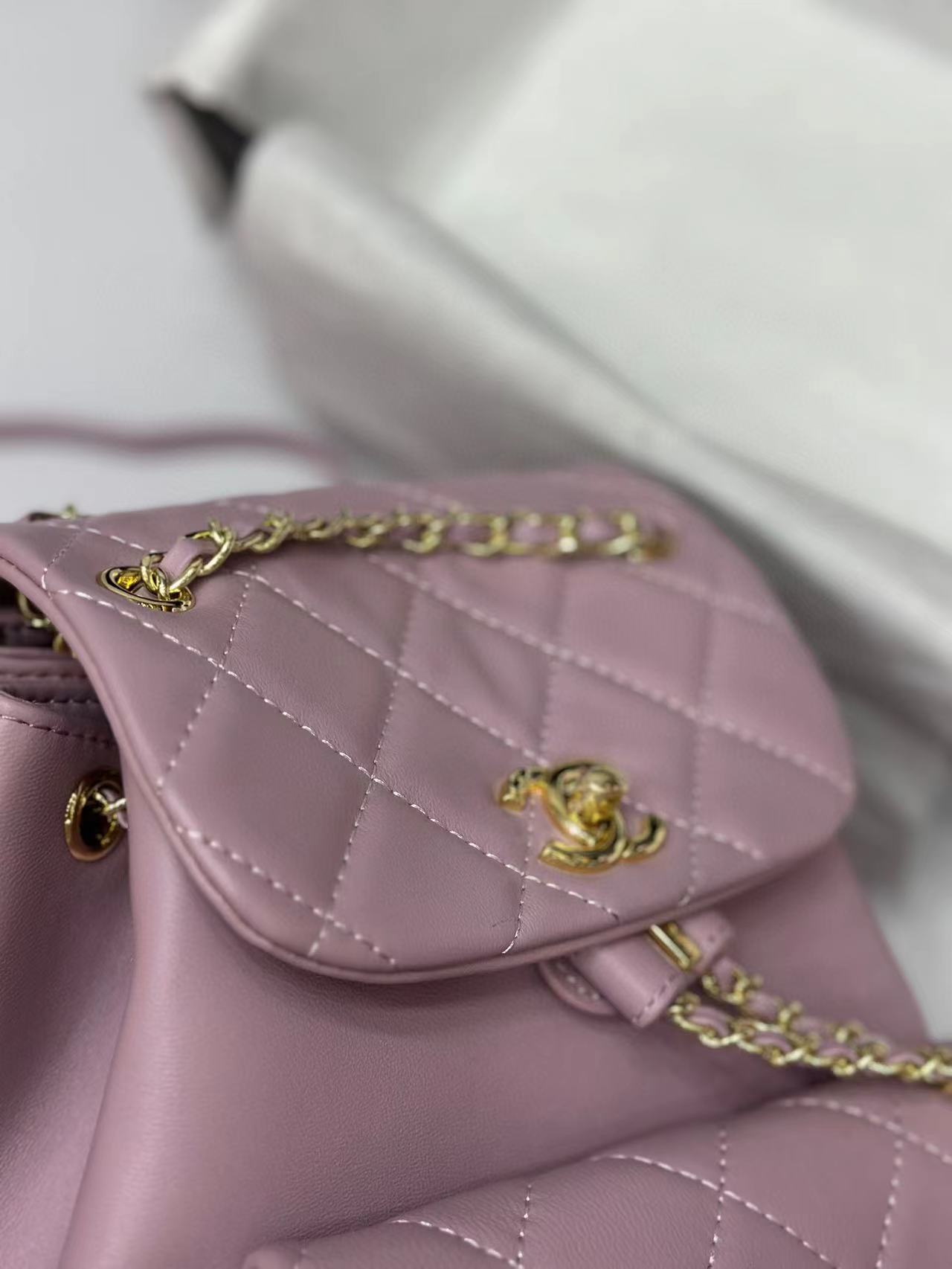 CHANE1 パープル バックパック【 50％割引+送料無料】