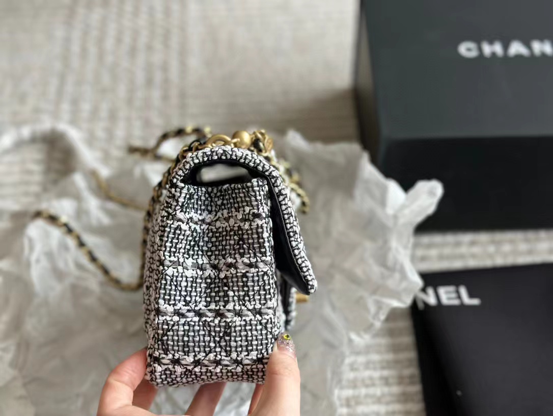 CHANE1 ウールパールチェーンバッグ【 50％割引+送料無料】
