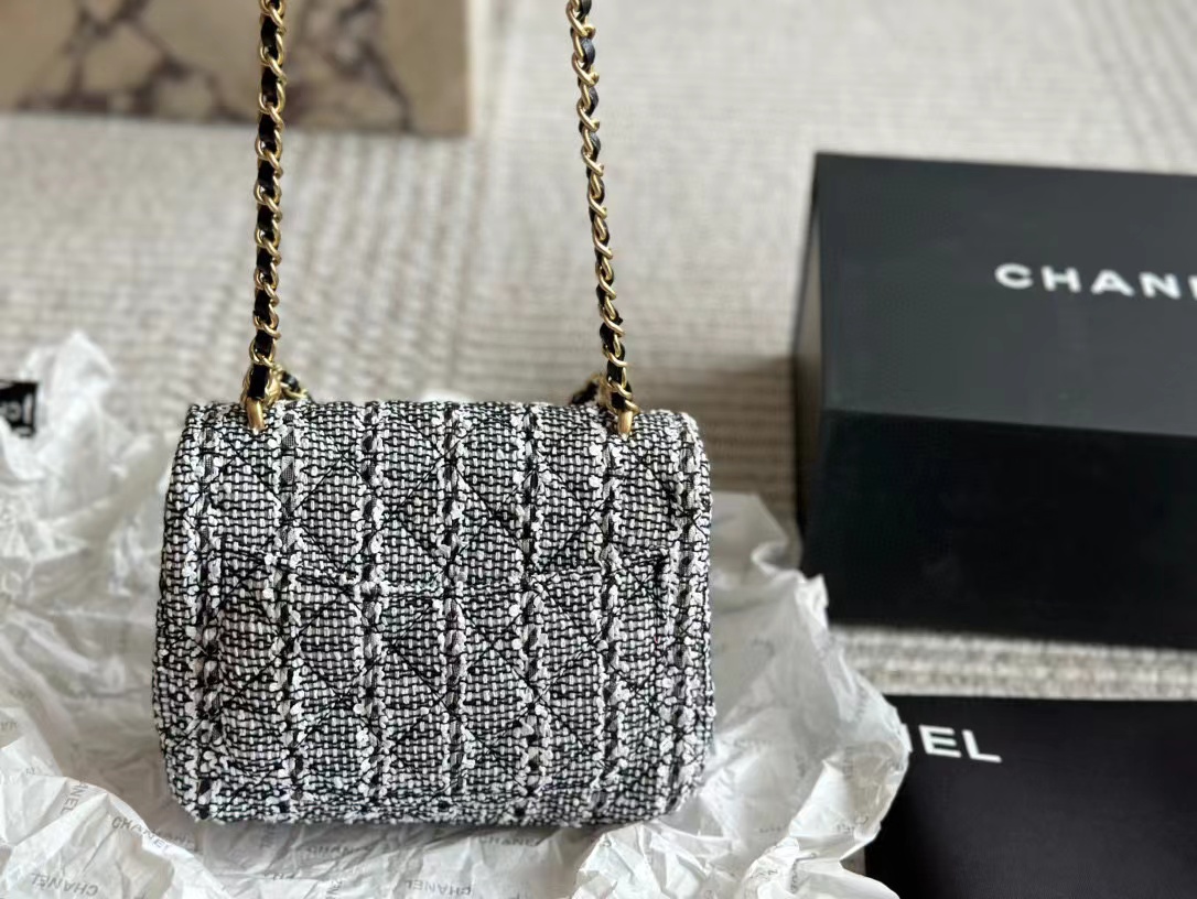 CHANE1 ウールパールチェーンバッグ【 50％割引+送料無料】