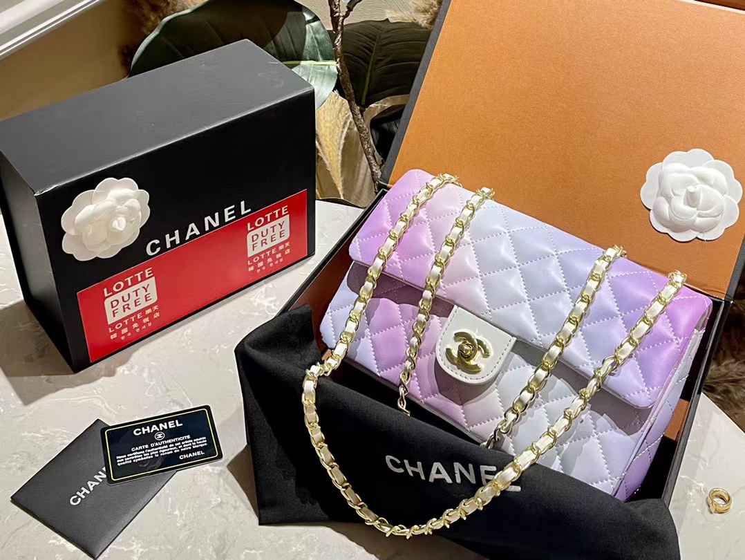 CHANE1 グラデーション ショルダー クロスボディバッグ【 50％割引+送料無料】