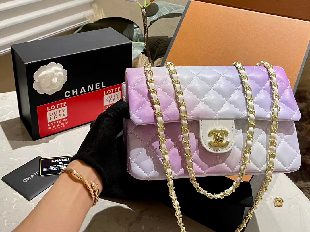 CHANE1 グラデーション ショルダー クロスボディバッグ【 50％割引+送料無料】