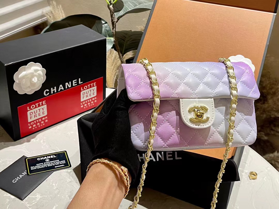 CHANE1 グラデーション ショルダー クロスボディバッグ【 50％割引+送料無料】