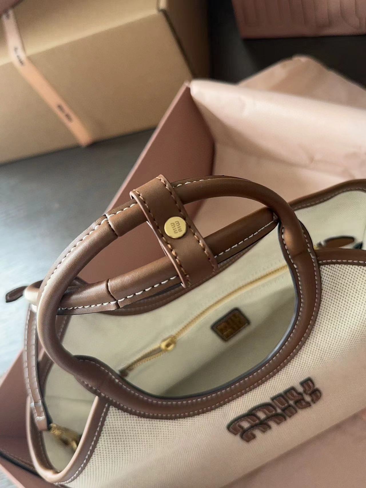 M1UM1U キャンバス ハンドバッグ【 50％割引+送料無料】