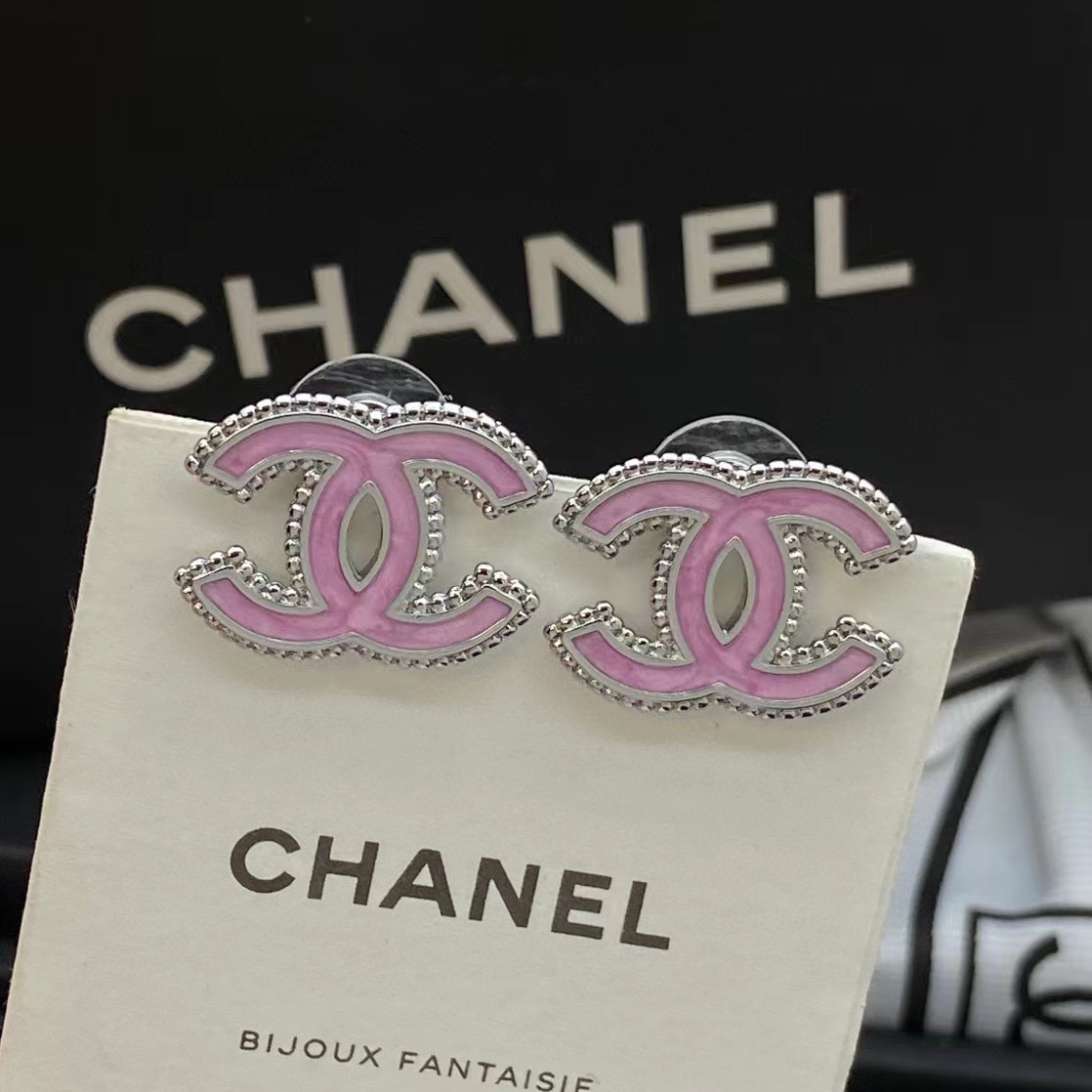 CHANE1 ダブルC スタッドピアス【 50％割引+送料無料】