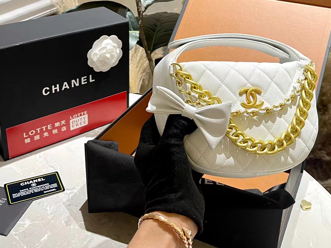 CHANE1 チェーン ハーフラウンド ハンドバッグ【 50％割引+送料無料】