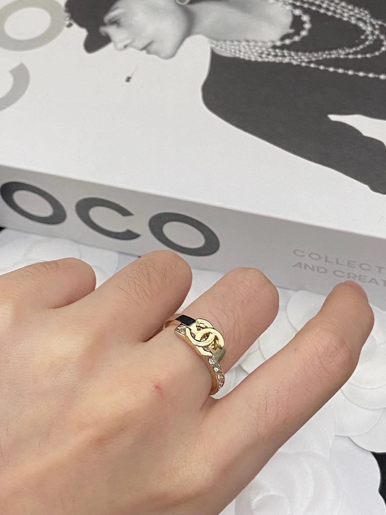 CHANE1 リング+ブレスレット 2点セット【50％割引+送料無料】