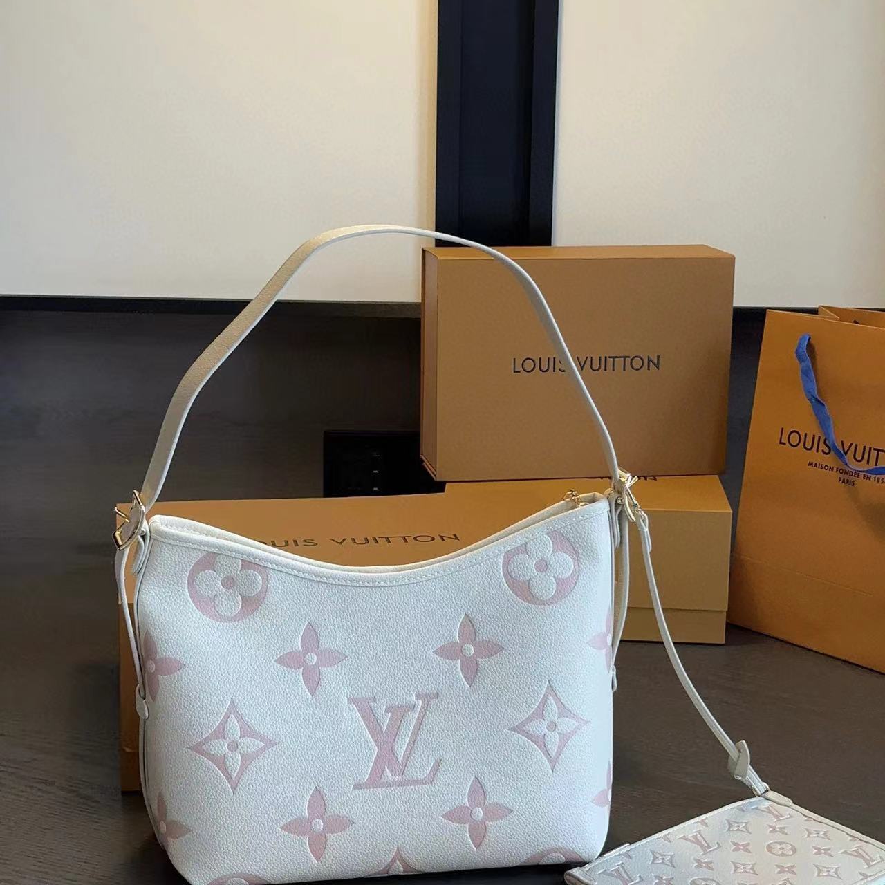 LV プリント バケットバッグ【50％割引+送料無料】