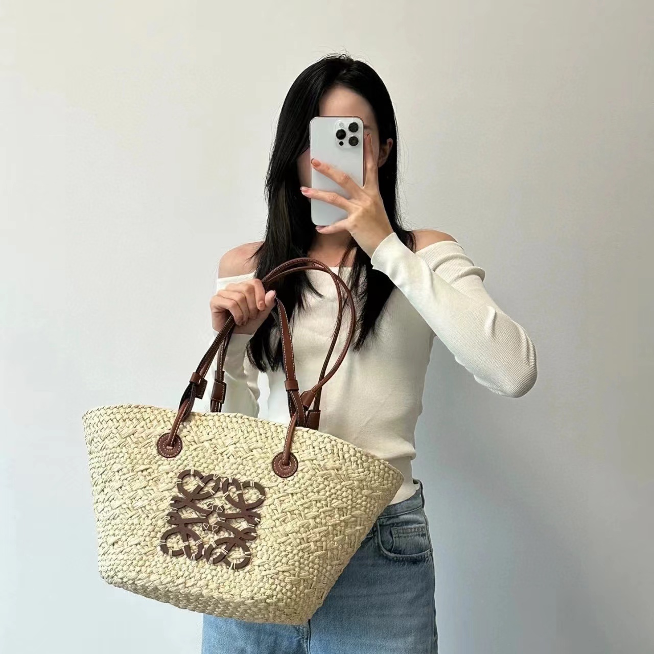 L0WEW 織りハンドバッグ【50％割引+送料無料】