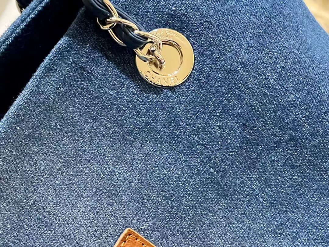 CHANE1 チェーンデニムショッピングバッグ【50％割引+送料無料】