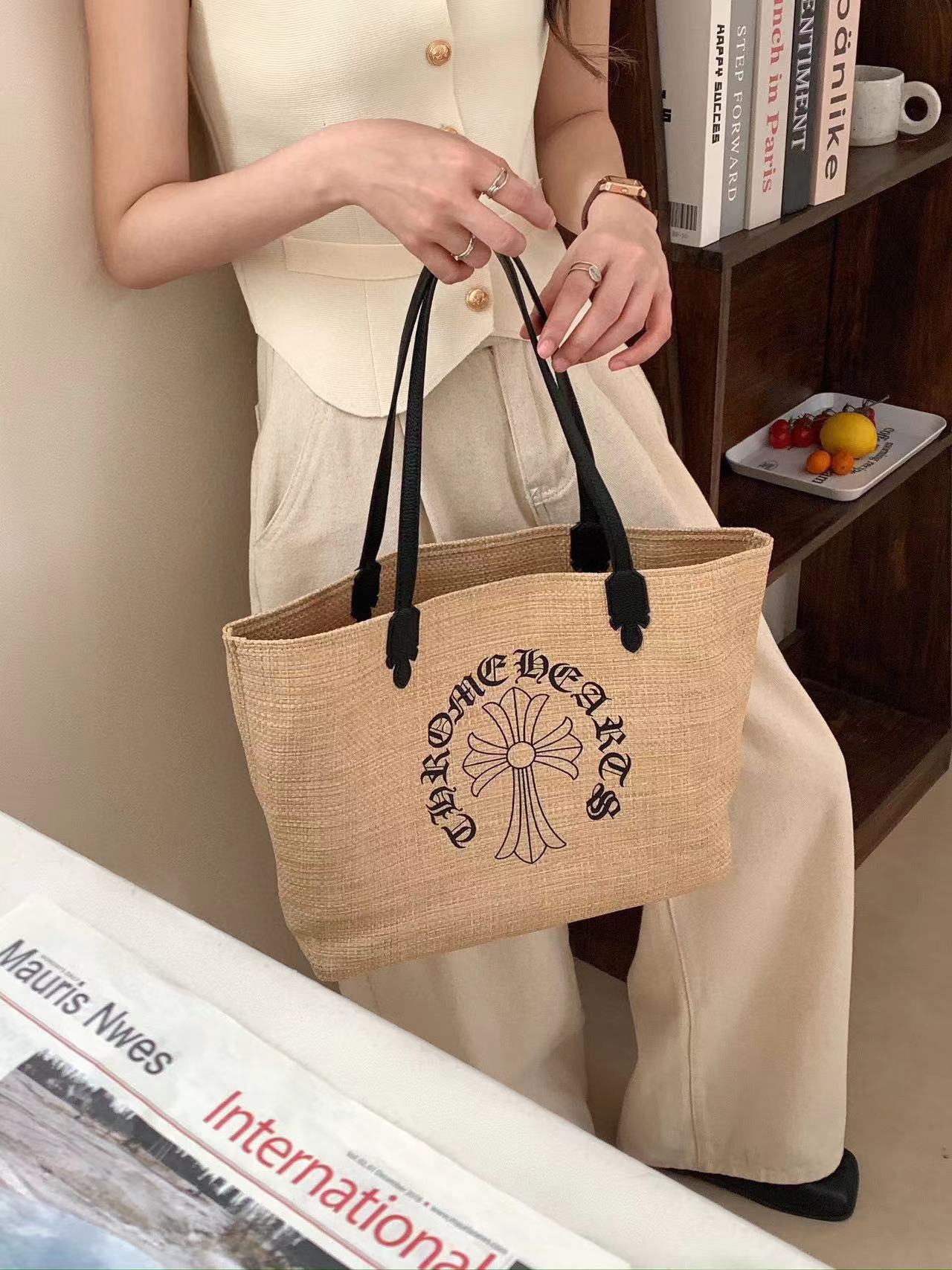 Chr0me Hearts織られたショッピングバッグ【 50％割引+送料無料】