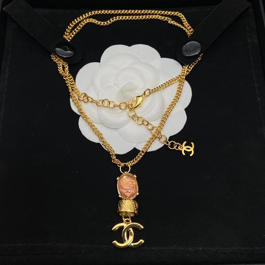 CHANE1 イヤリング+ネックレス 2点セット【 50％割引+送料無料】