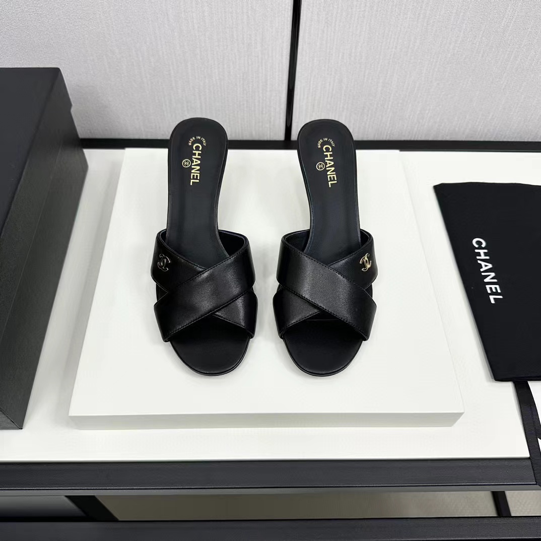 CHANE1 高品質パールハイヒールスリッパ【50％割引+送料無料】