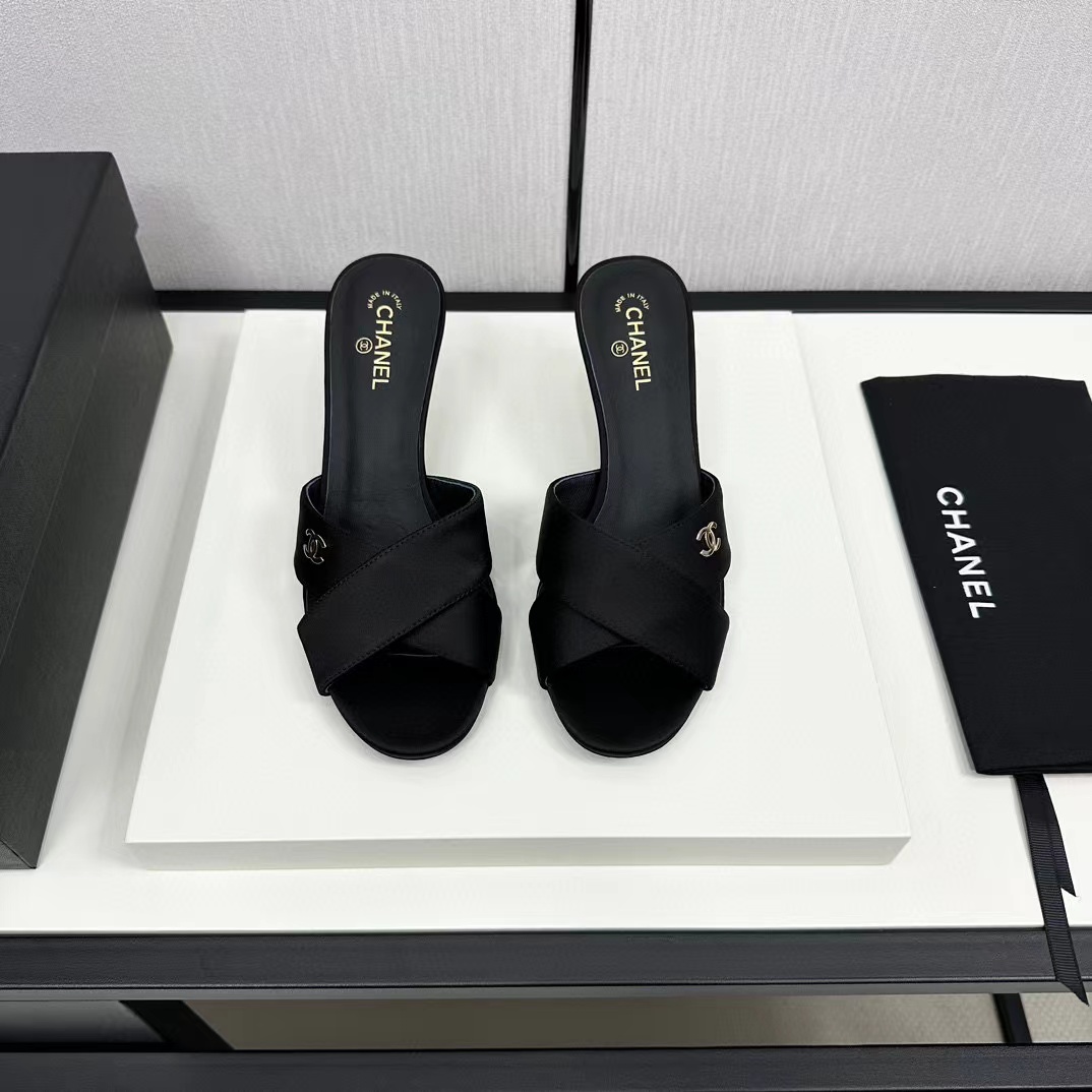 CHANE1 高品質パールハイヒールスリッパ【50％割引+送料無料】