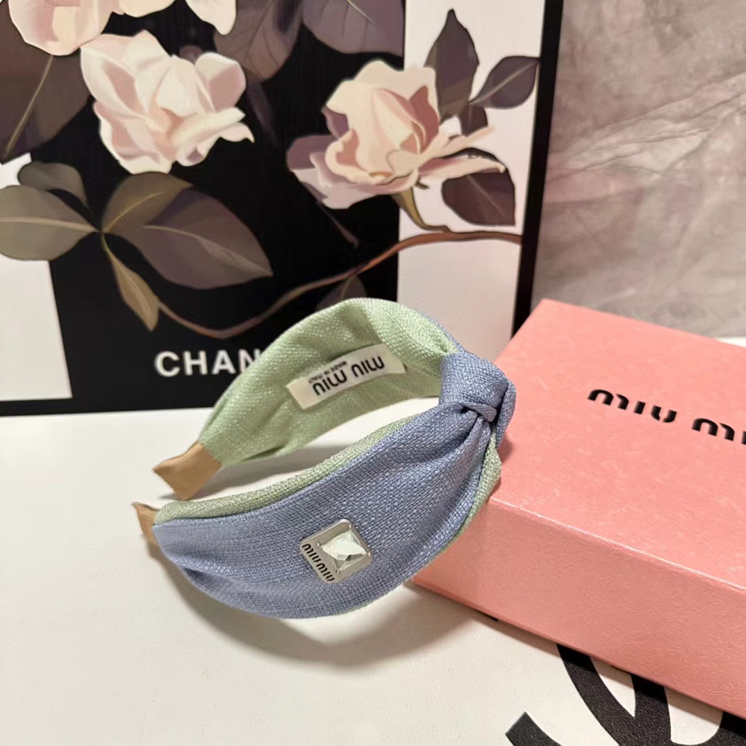 M1UM1U シンプルなカラーマッチングのヘッドバンド【50％割引+送料無料】